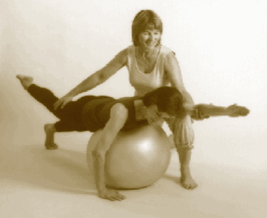 Julie with ball